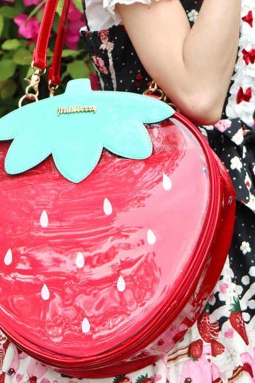 Strawberry Ita Bag with Included Insert