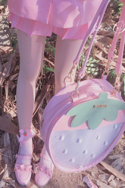 Strawberry Ita Bag with Included Insert