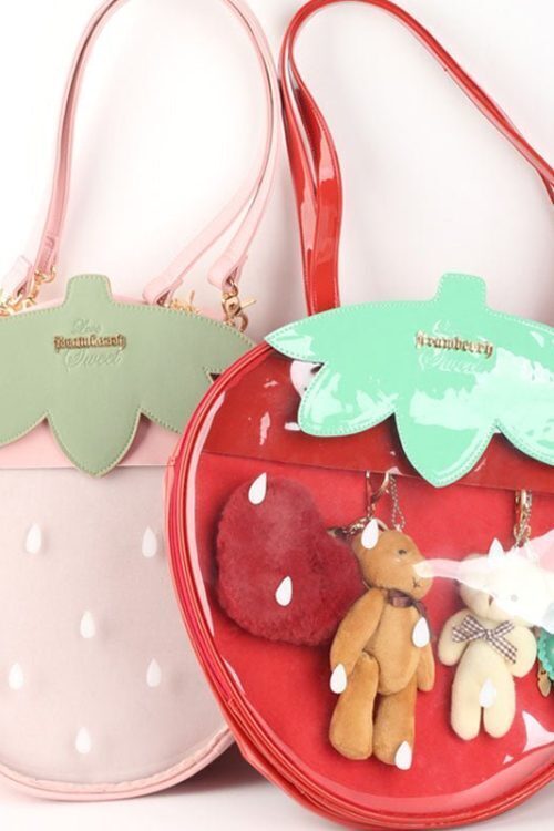 Strawberry Ita Bag with Included Insert