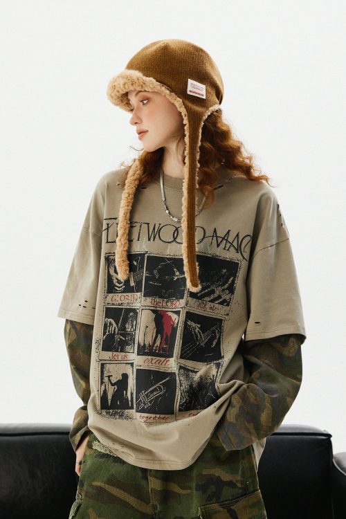 Street Design Long Sleeve T-Shirt