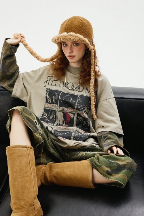 Street Design Long Sleeve T-Shirt