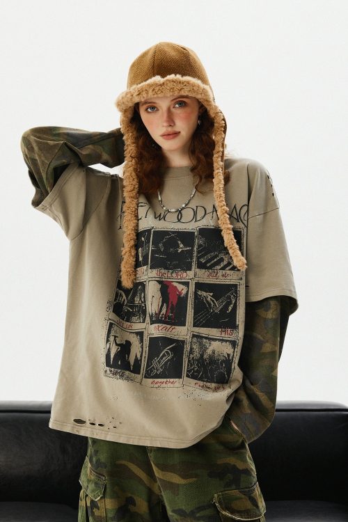 Street Design Long Sleeve T-Shirt