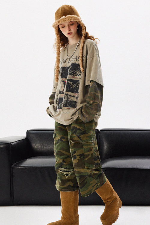 Street Design Long Sleeve T-Shirt