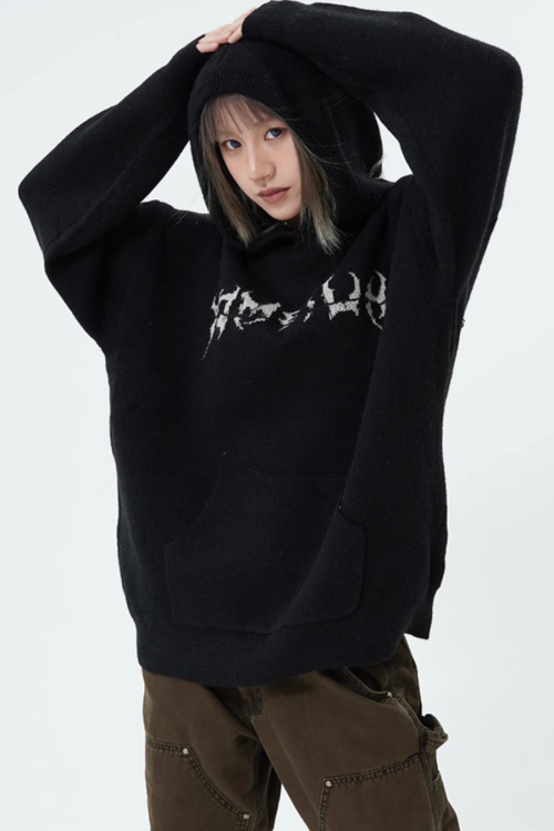 Street Hood Knit Hoodie