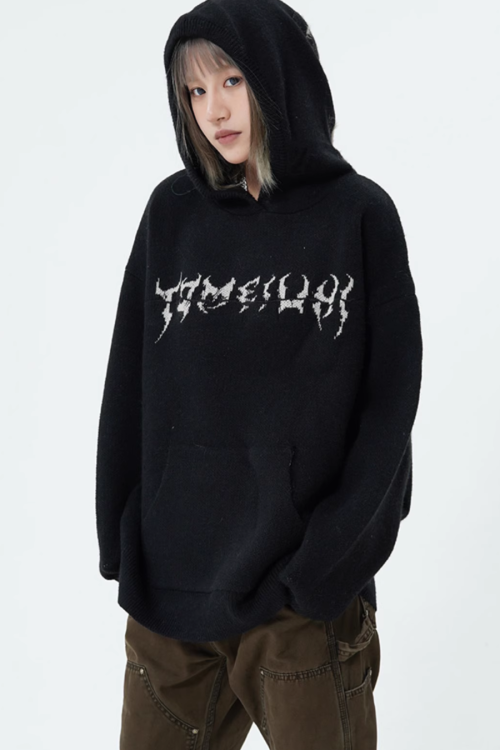 Street Hood Knit Hoodie