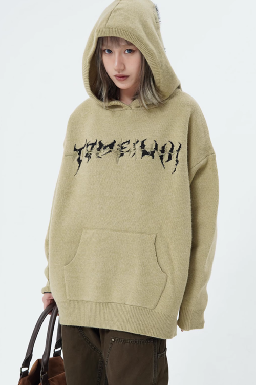 Street Hood Knit Hoodie