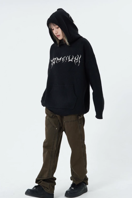 Street Hood Knit Hoodie