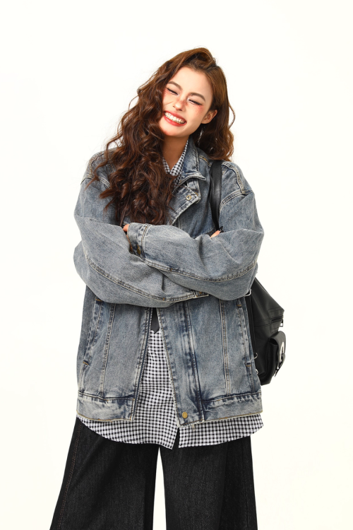 Street Washed Denim Jacket