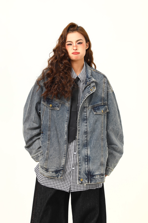 Street Washed Denim Jacket