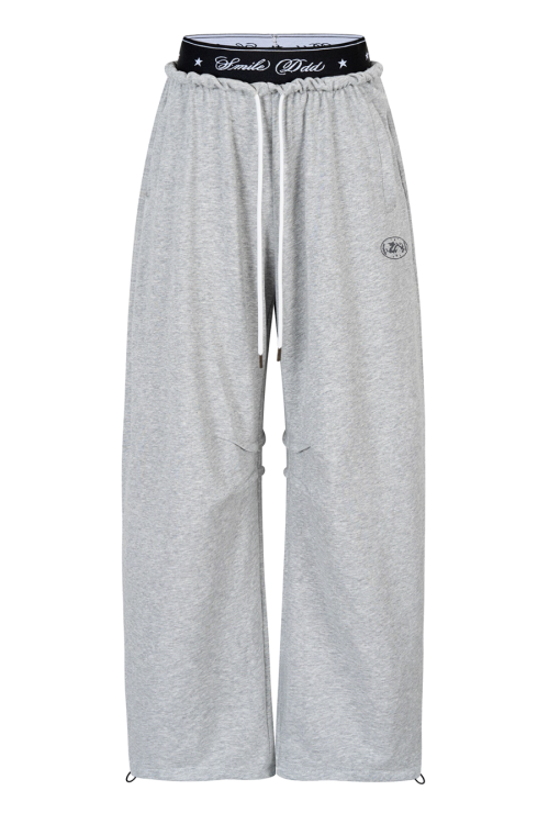 Street Zip Up Hoodie / Double Waist Sweatpants