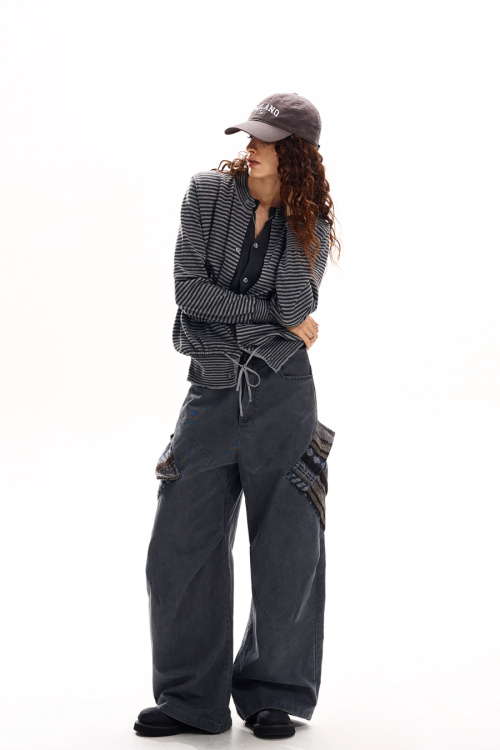 Stripe Two Piece Knit Sweater