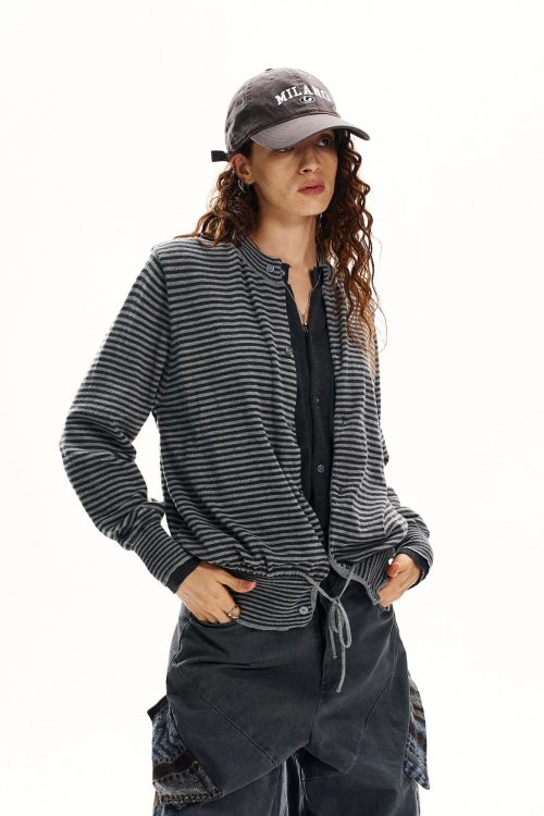 Stripe Two Piece Knit Sweater