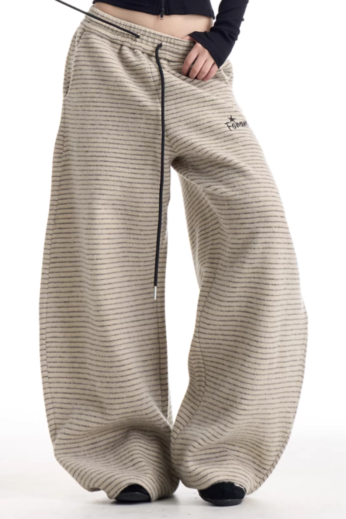 Striped Casual Sweatpants