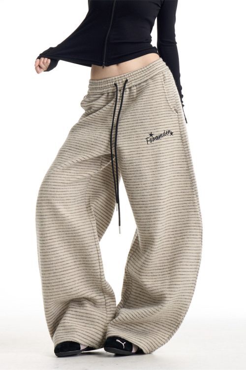 Striped Casual Sweatpants