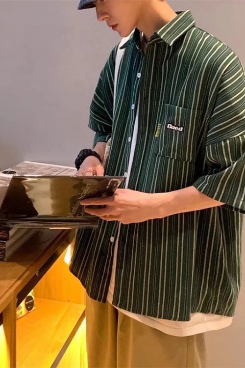 Striped Oversized Shirt