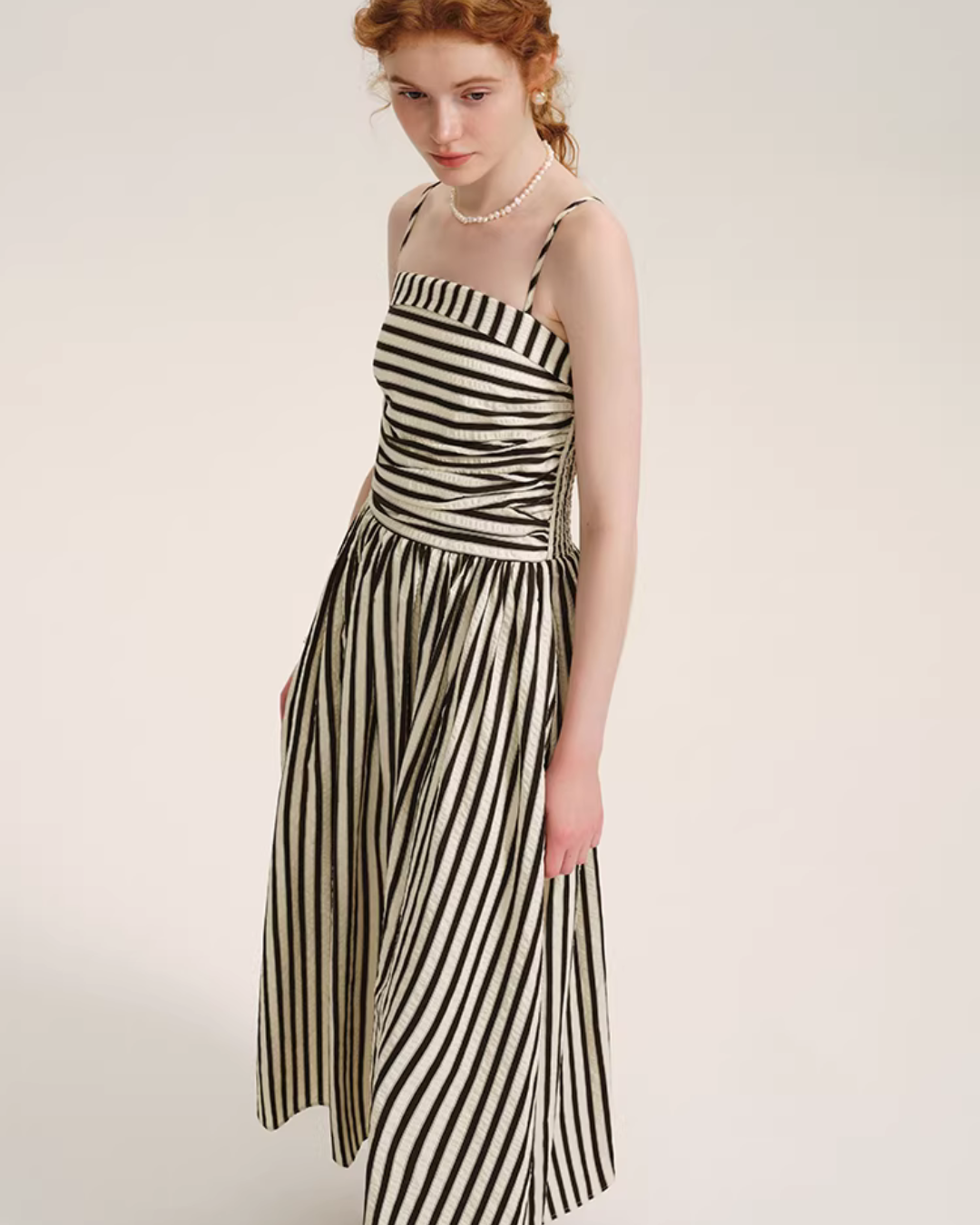 Striped Spaghetti Strap Dress Striped Spaghetti Strap Dress
