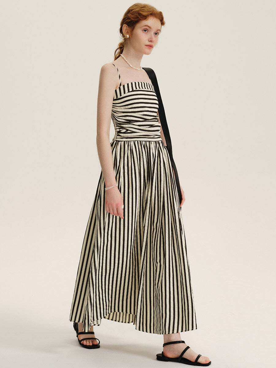 Striped Spaghetti Strap Dress Striped Spaghetti Strap Dress