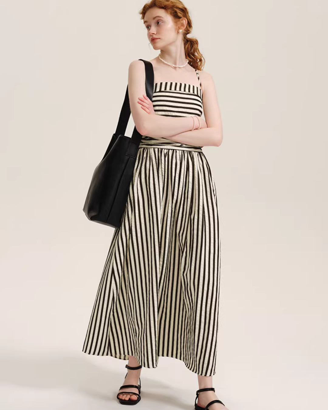 Striped Spaghetti Strap Dress Striped Spaghetti Strap Dress