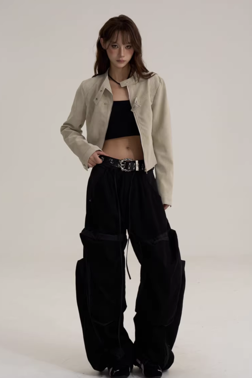 Suede Cropped Jacket