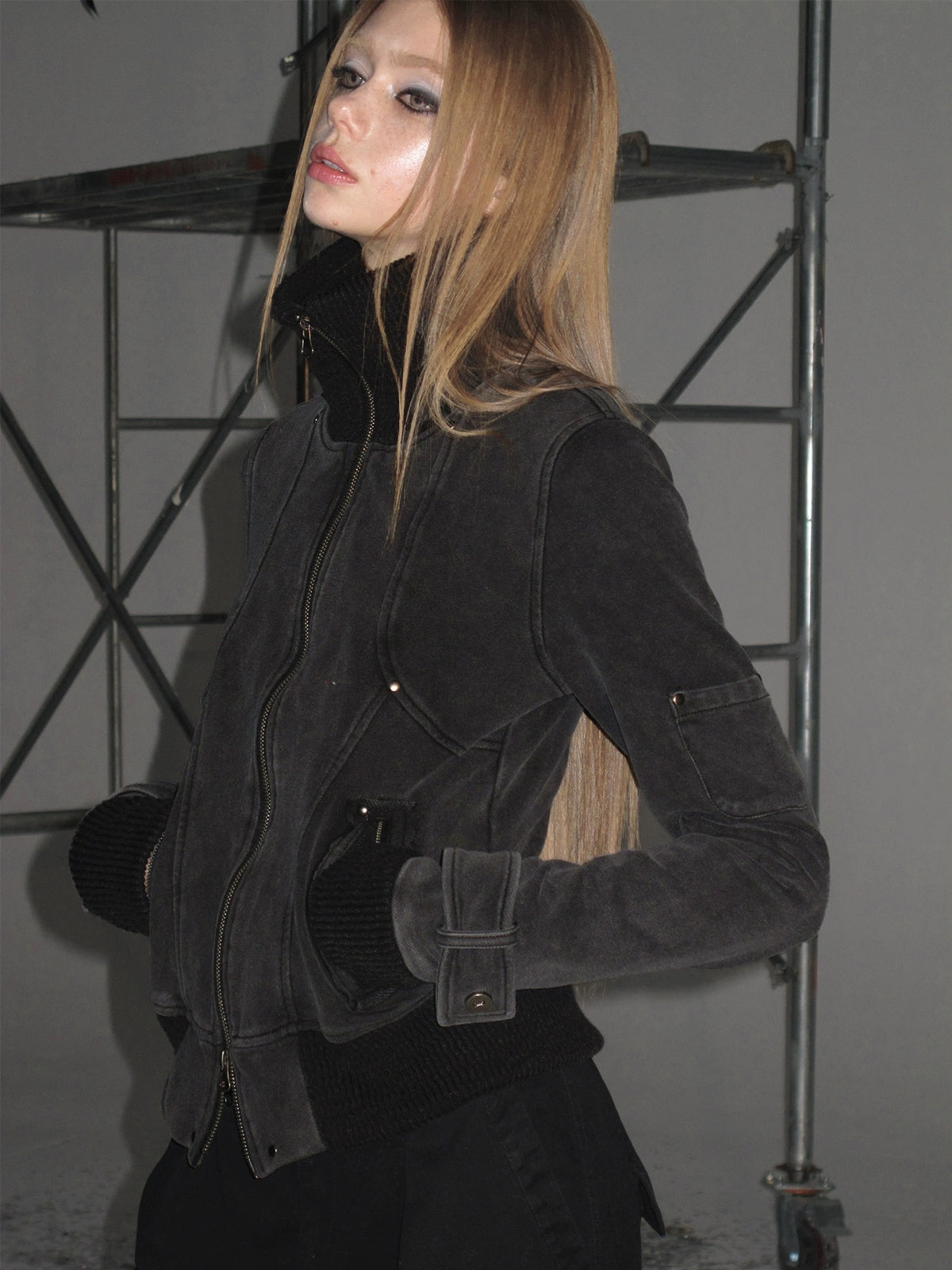 Suede Punk Tight Jacket Suede Punk Tight Jacket