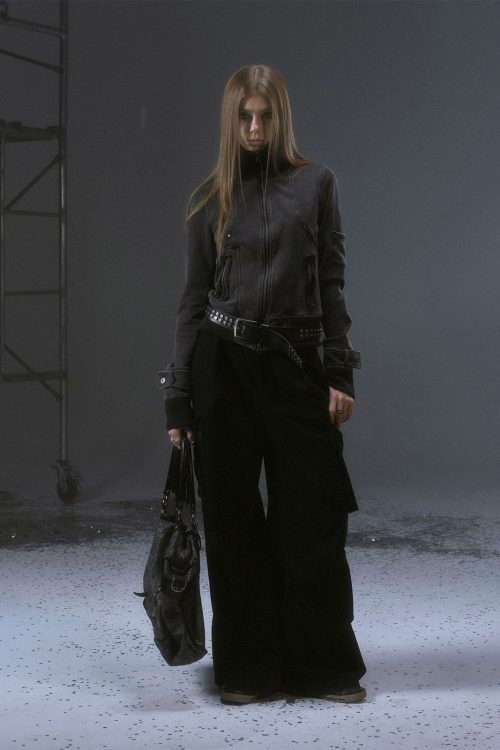 Suede Punk Tight Jacket