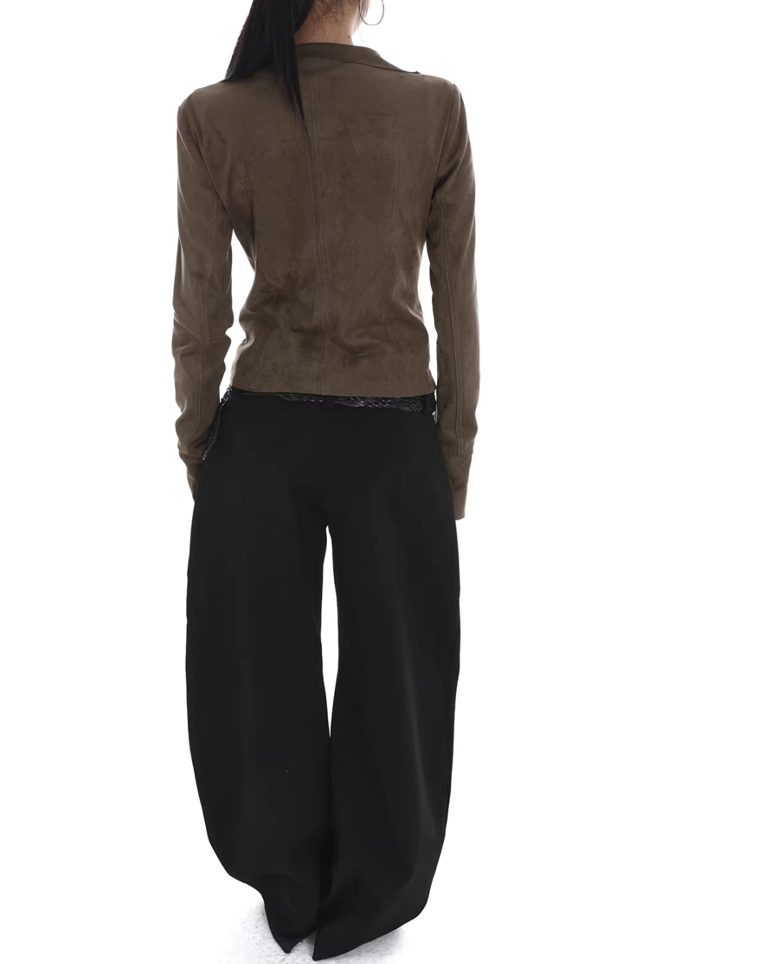 Suede Slim Short Jacket Suede Slim Short Jacket