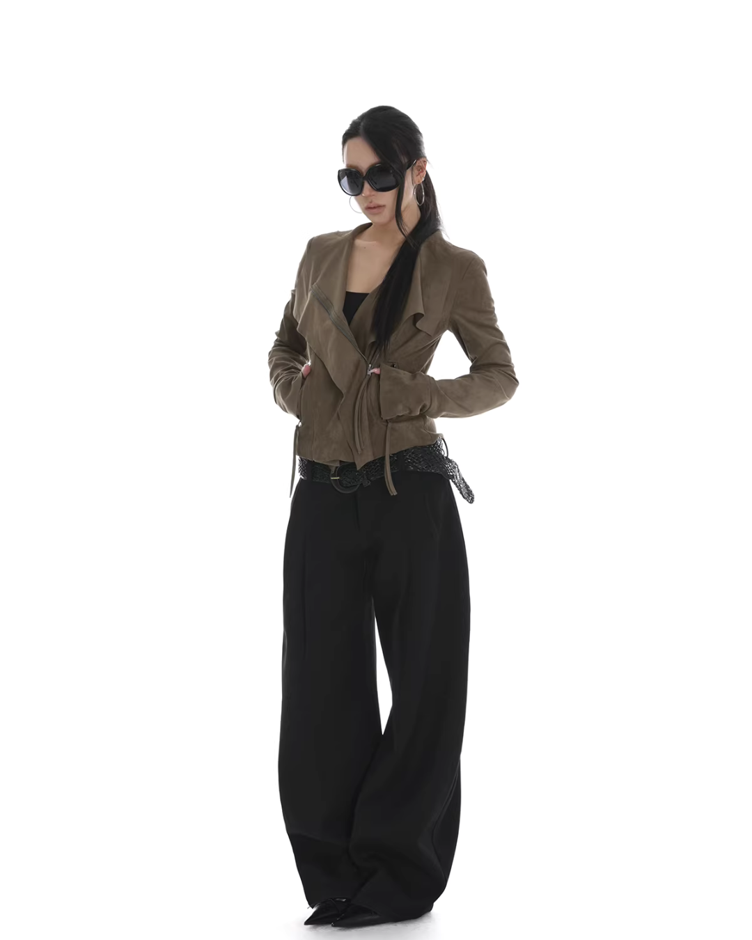 Suede Slim Short Jacket Suede Slim Short Jacket