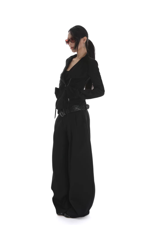 Suede Slim Short Jacket