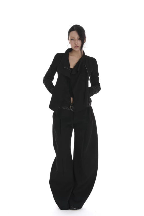 Suede Slim Short Jacket