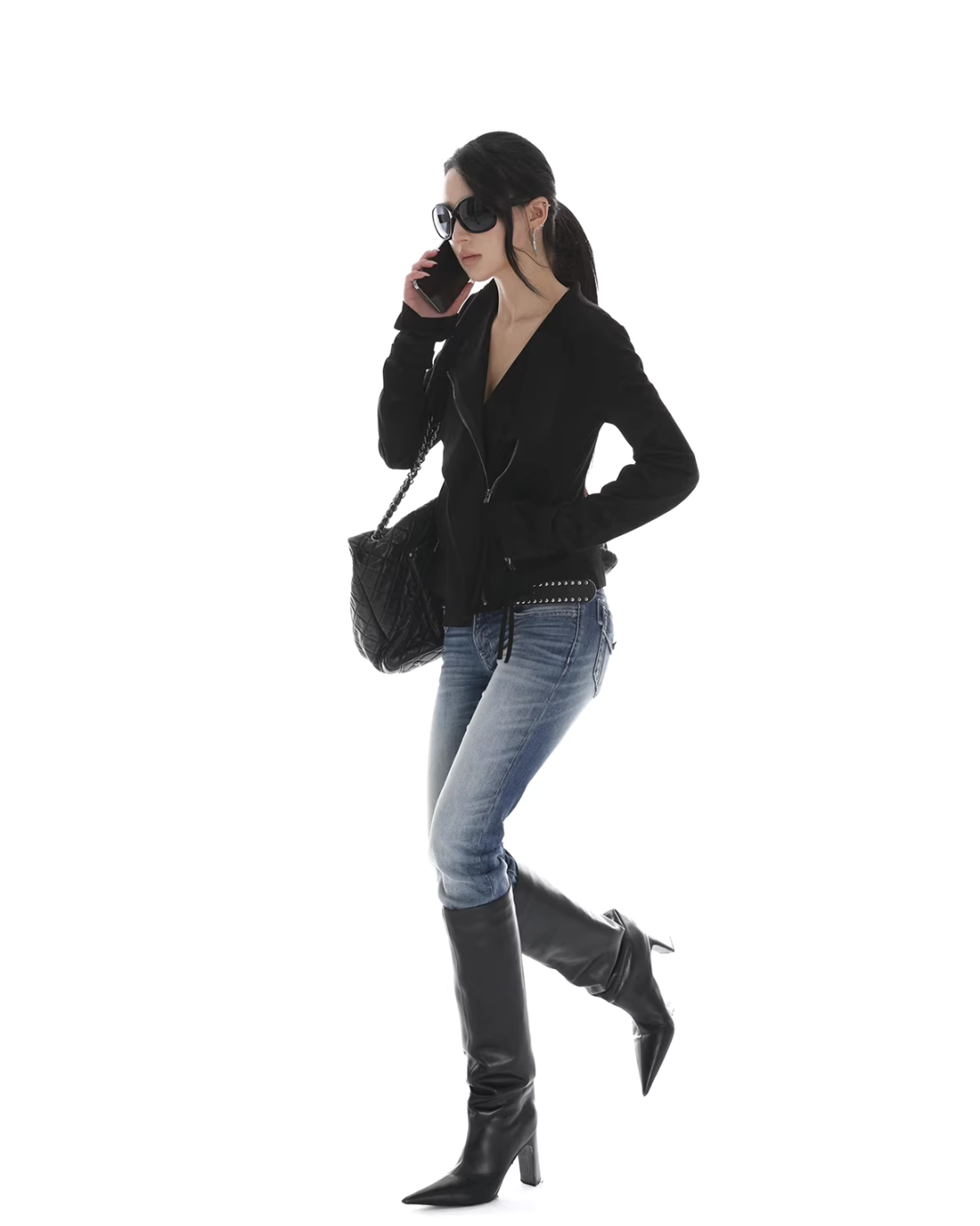 Suede Slim Short Jacket Suede Slim Short Jacket