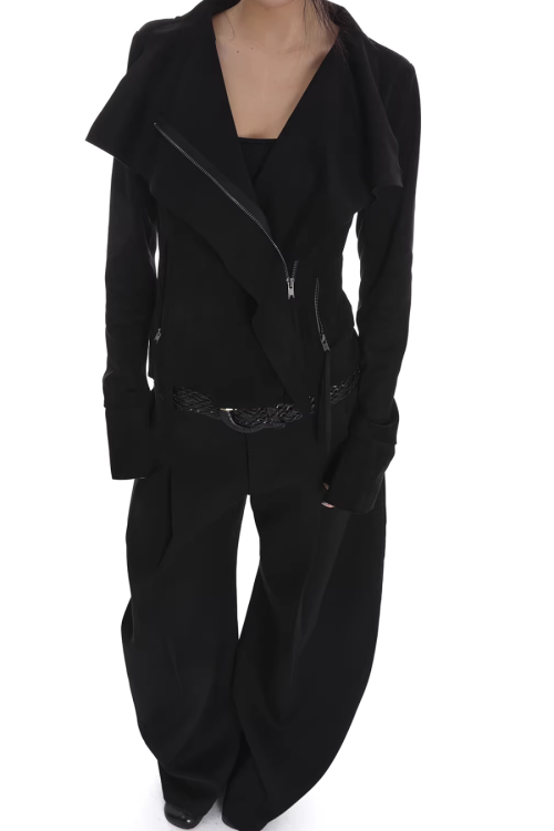 Suede Slim Short Jacket