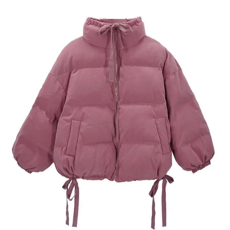 Sweet Pink Chic Bows Bomber Jacket