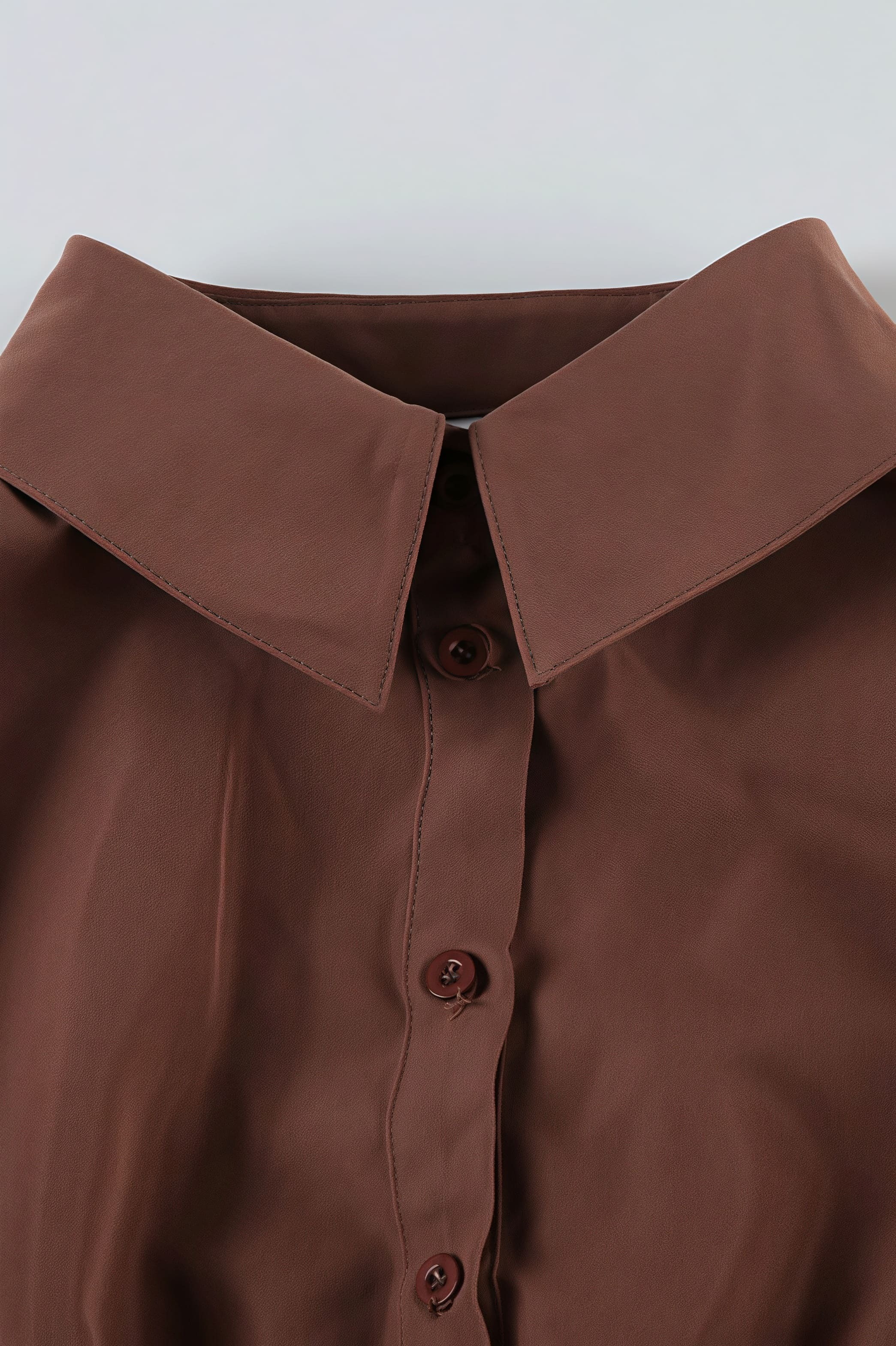 Sweet Spicy Collared Puff Sleeve Blouse Sweet Spicy Collared Puff Sleeve Blouse