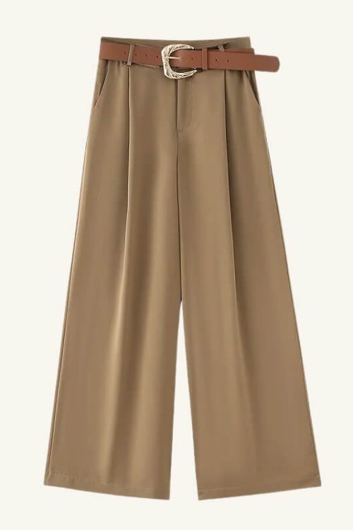 Tailored Wide Leg Pants