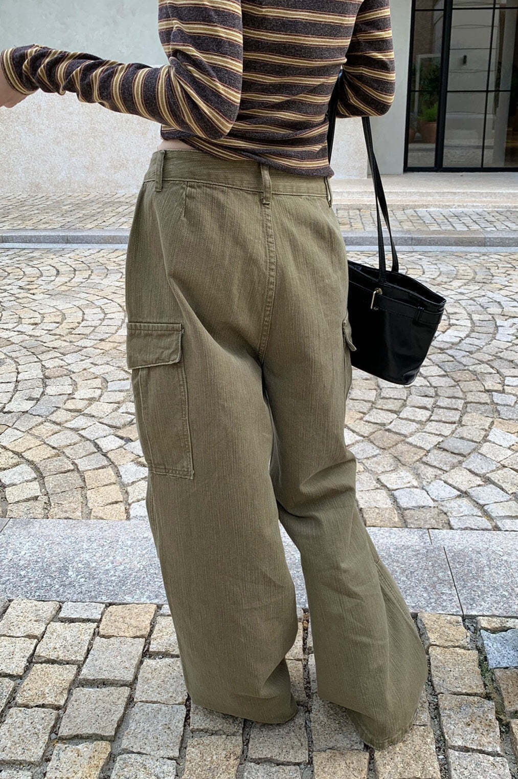 Textured Cargo Bootcut Casual Jeans Textured Cargo Bootcut Casual Jeans