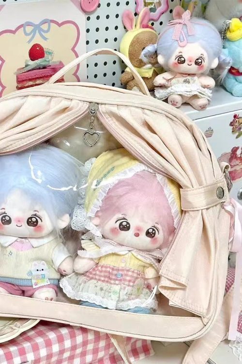 Theater Style Ita Backpack with Clear Window for Plushies and Pins