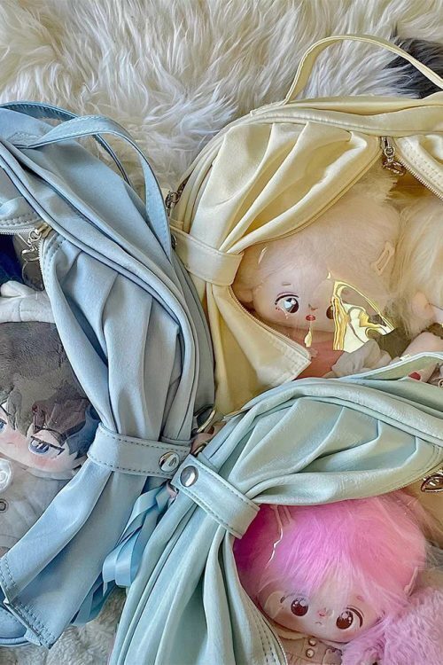 Theater Style Ita Backpack with Clear Window for Plushies and Pins