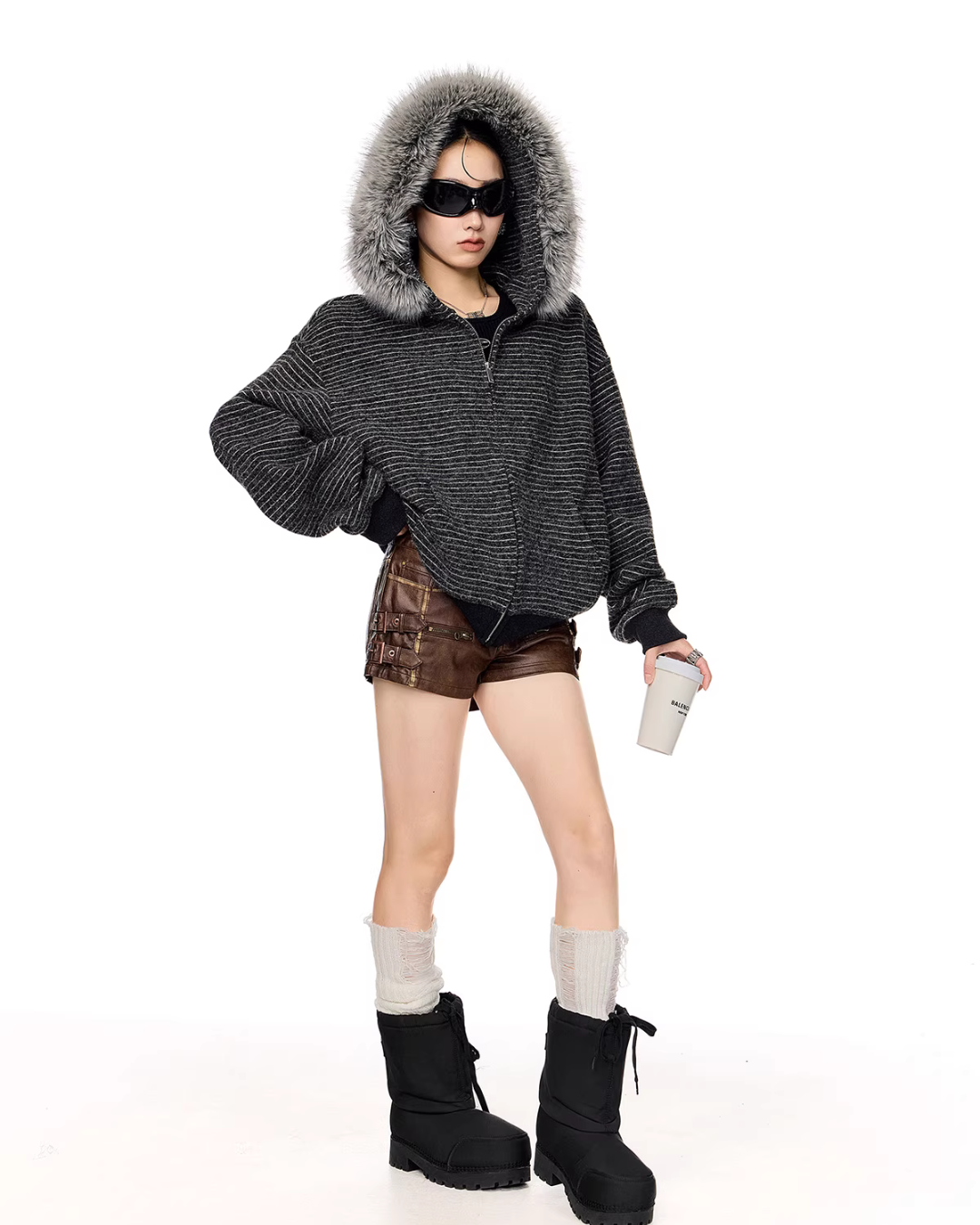 Thin Stripe Zip Hoodie Thin Stripe Zip Hoodie