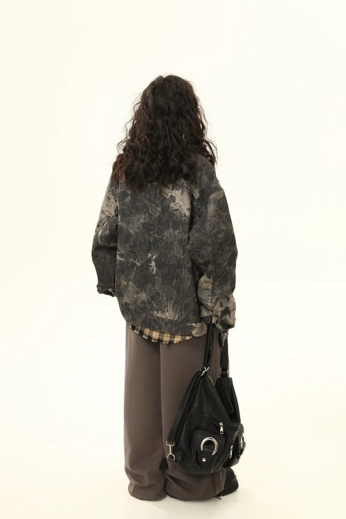 Tie-Dye Denim Jacket