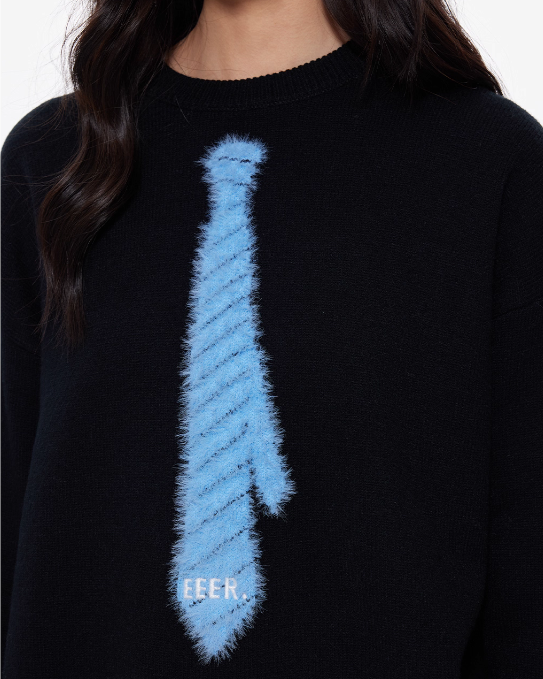 Tie Loose Knit Pullover Tie Loose Knit Pullover