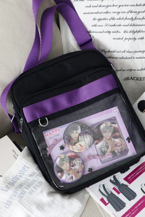 Transparent JK Ita Bag with Clear Window for Plushies and Pins