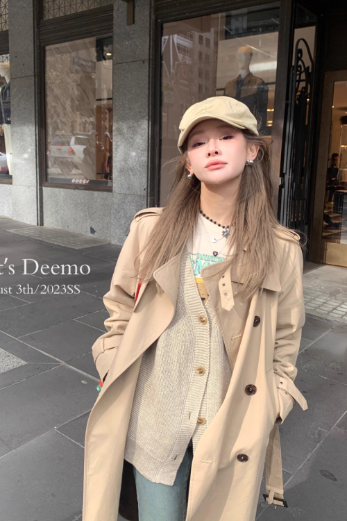 Trench Coat With Belt