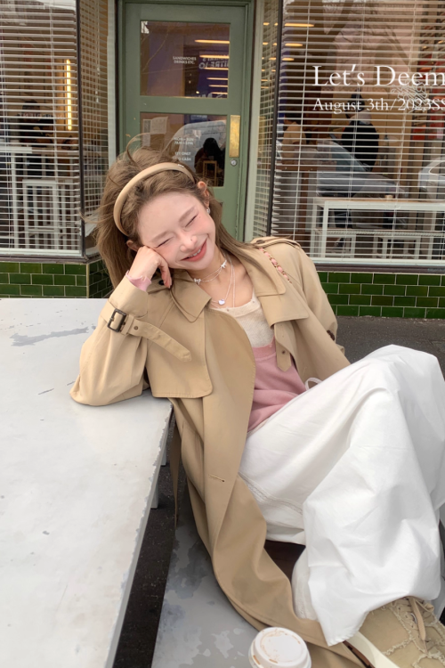 Trench Coat With Belt