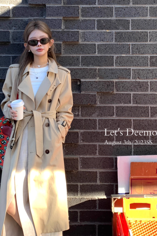 Trench Coat With Belt