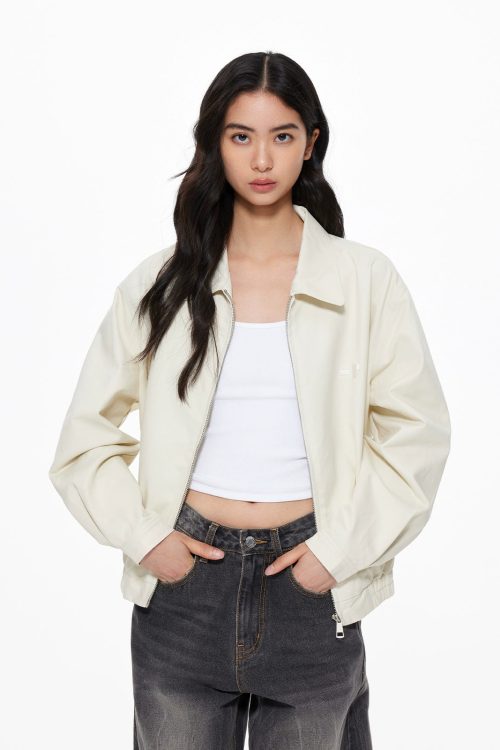 Turn-Down Collar Jacket