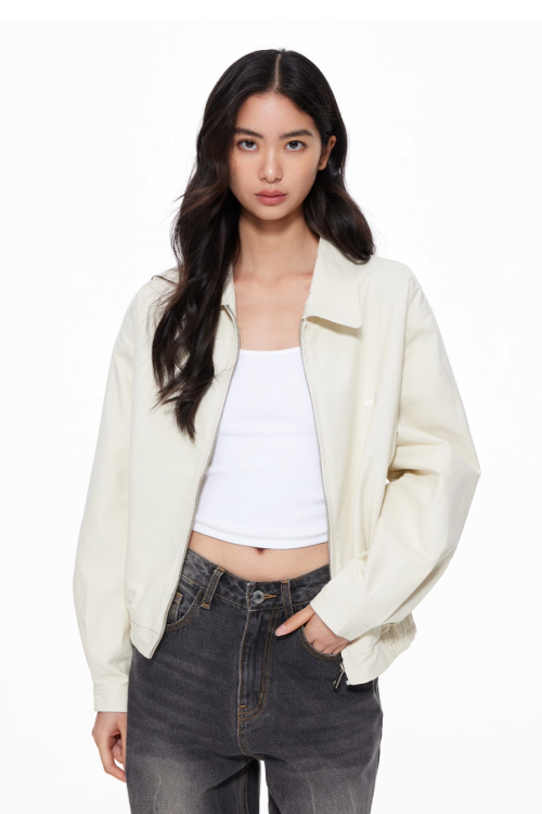 Turn-Down Collar Jacket