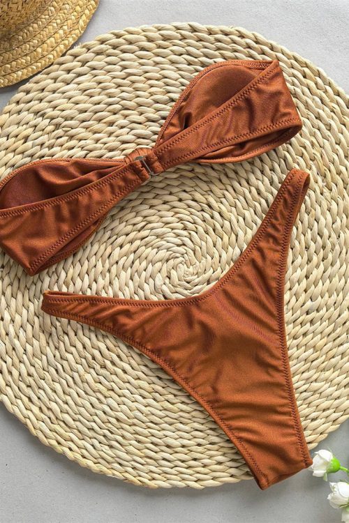 Twist Bandeau Bikini Set
