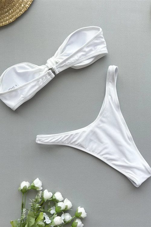 Twist Bandeau Bikini Set