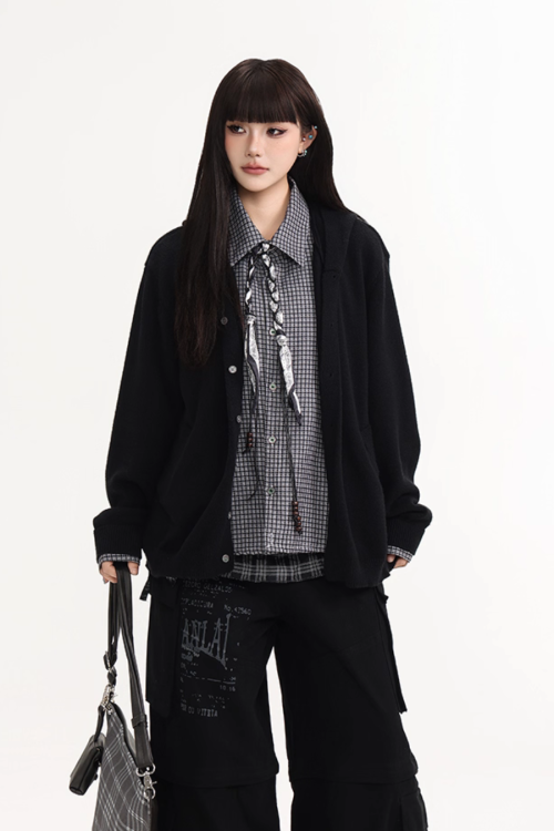 Two-Piece Knitted Cardigan