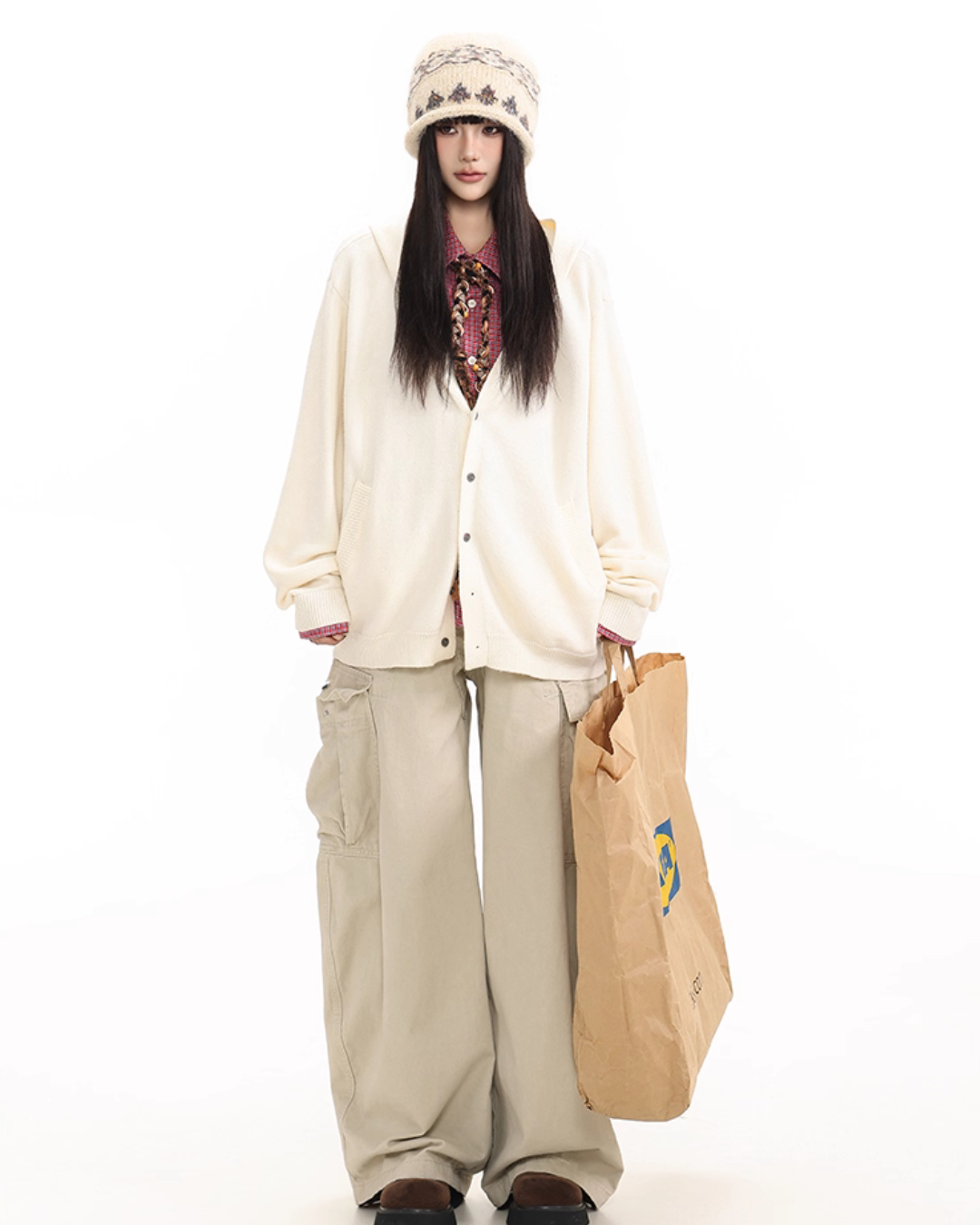 Two-Piece Knitted Cardigan Two-Piece Knitted Cardigan